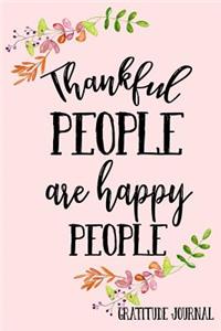 Thankful People Are Happy People