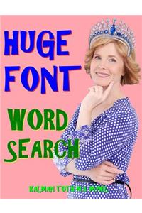 Huge Font Word Search