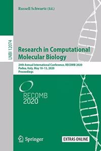 Research in Computational Molecular Biology: 24th Annual International Conference, Recomb 2020, Padua, Italy, May 10-13, 2020, Proceedings