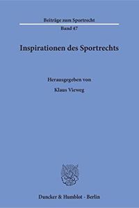 Inspirationen Des Sportrechts