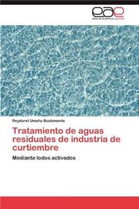 Tratamiento de aguas residuales de industria de curtiembre