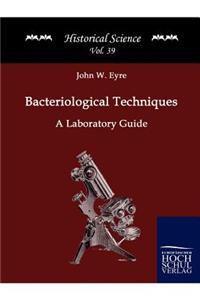 Bacteriological Techniques