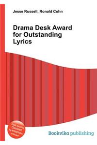 Drama Desk Award for Outstanding Lyrics