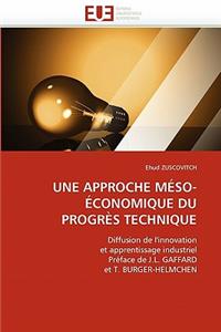 Une Approche M�so-�conomique Du Progr�s Technique