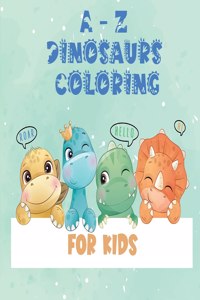 A-Z Dino Coloring Book For kids