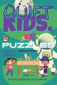 Quiet Kids Puzzle Activity Book - Space Edition!