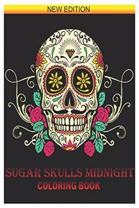 Sugar Skull Midnight Coloring Book