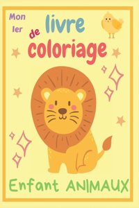 Mon 1er livre de coloriage enfant ANIMAUX