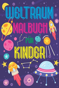 Weltraum Malbuch für Kinder