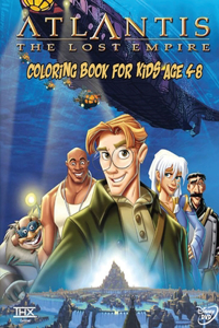 Atlantis Coloring Book For Kids Age 4-8