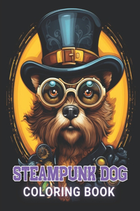 Steampunk Dog Coloring Book