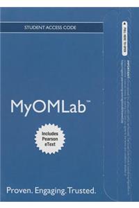 Mylab Operations Management with Pearson Etext -- Access Card -- For Introduction to Operations and Supply Chain Management