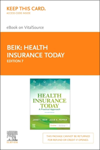 Health Insurance Today - Elsevier eBook on Vitalsource (Retail Access Card)