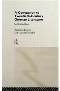 Companion to Twentieth-Century German Literature
