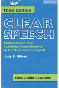 Clear Speech Class Audio Cassettes (3): Pronunciation and Listening Comprehension in American English