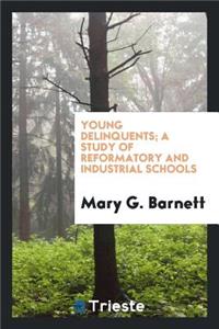 Young Delinquents; A Study of Reformatory and Industrial Schools