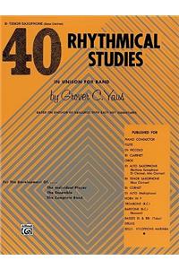 40 Rhythmical Studies