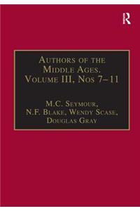 Authors of the Middle Ages, Volume III, Nos 7-11