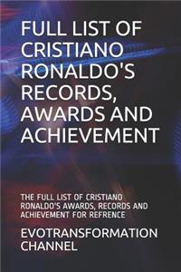 Full List of Cristiano Ronaldo's Records, Awards and Achievement