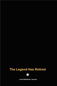 The legend has retired