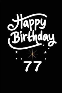 Happy birthday 77