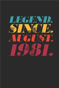 Legend Since August 1981
