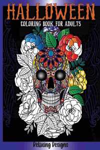 Relaxing Halloween Coloring Book for Adults