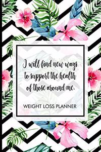 I will find new ways to support the health of those around me.