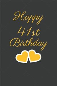 Happy 41st Birthday