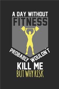 A day without fitness probably wouldn't kill me, but why risk