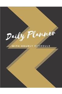Daily Planner with Hourly Schedule