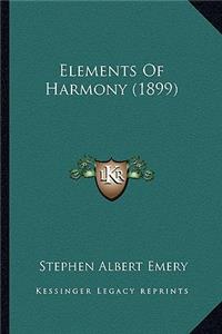 Elements of Harmony (1899)