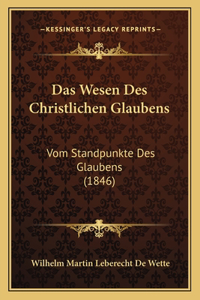 Wesen Des Christlichen Glaubens