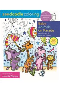 Zendoodle Coloring: Baby Animals on Parade