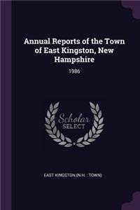 Annual Reports of the Town of East Kingston, New Hampshire