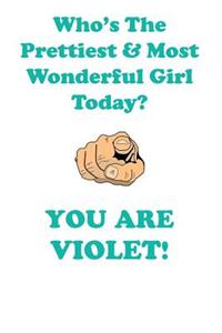 VIOLET is The Prettiest Affirmations Workbook Positive Affirmations Workbook Includes