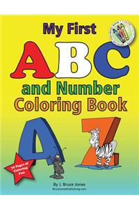 My First ABC and Number Coloring Book