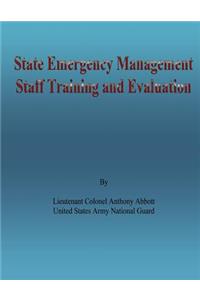 State Emergency Management Staff Training and Evaluation