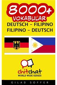 8000+ Deutsch - Filipino Filipino - Deutsch Vokabular
