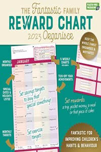 2023 Familiy Reward Chart Organiser Planner Wall
