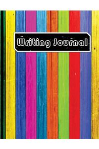 Writing Journal, 160 Lined pages, White paper, Glossy Finish, 8.5''x 11''