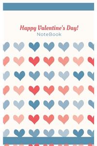 Happy Valentine's day notebook: A beautiful valentine gift for your girlfriend, fiancee, wife, female friend etc...