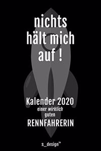 Kalender 2020 für Rennfahrer / Rennfahrerin