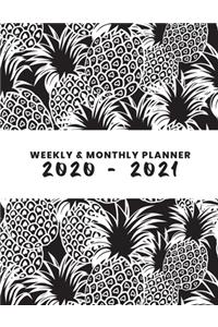 Weekly & Monthly Planner 2020 - 2021