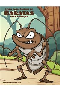 Livro para Colorir de Baratas para Crianças