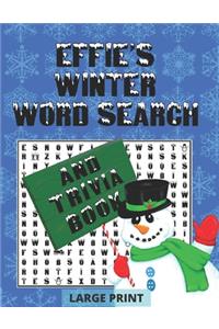 Effie's Winter Word Search and Trivia Book