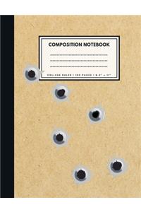 College Ruled Composition Notebook