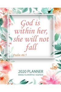 God is within her she will not fall