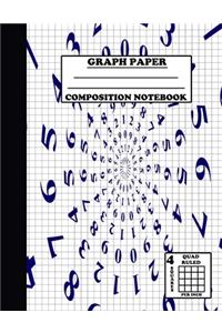 Graph Paper Composition Notebook. Quad Ruled-4 Squares Per Inch