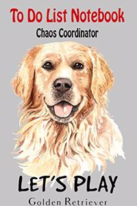Chaos Coordinator To Do List Notebook